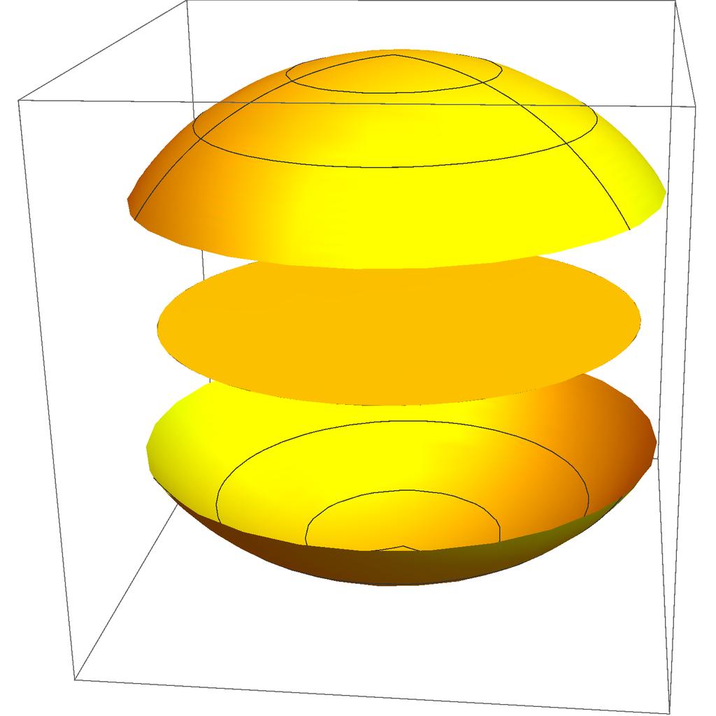 3.3. EXEMPLOS DE HOMEOMORFISMOS 73 Figura 3.9: S n, B[x, 1] e S n + [6] Projeção Estereográfica: Seja S n R n+1 com a topologia induzida pela topologia usual de R n+1 e p = 0, 0,.