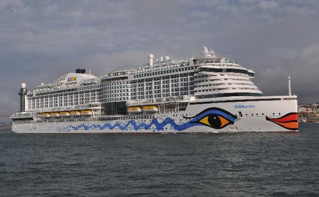Cruises Agente Orey Comercio Navegação Navio AIDAPRIMA Escalas 1