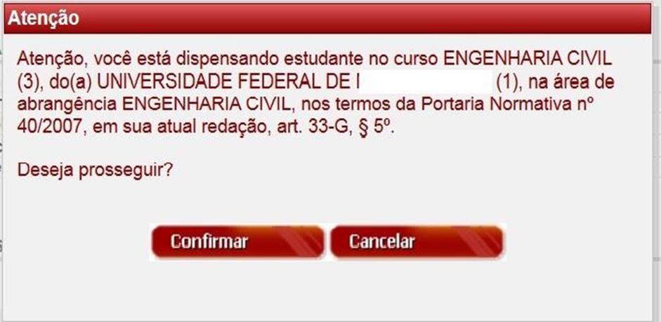 de responsabilidade da instituição terá inscrito no histórico escolar a