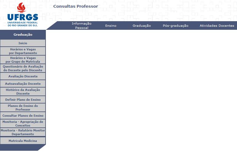 No menu lateral deverá selecionar a opção Monitoria Relatório Monitor Departamento.