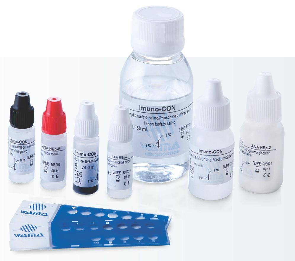IMUNO-CON Reagentes padronizados e pronto para uso IMUNO-LÁTEX Particulas estabilizadas e sensibilizadas A Linha Imuno-CON