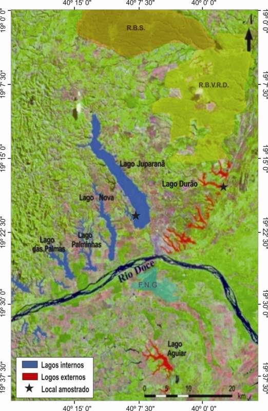 Figura. 12. Fragmentos florestais primários de Mata Atlântica sob jurisdição do IBAMA, Reserva Biológica de So