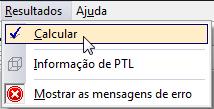 Manual do utilizador - Opções 23 2.7. Resultados 2.7.1 Calcular Fig. 2.36. Permite efectuar o cálculo do projecto térmico. 2.7.2 Informação de PTL Permite mostrar no ecrã informação sobre as pontes térmicas lineares.