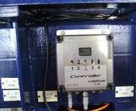 STATUS MONITORING ATÉ PONTOS DE LUBRIFICAÇÃO Lubricus C - Exemplo de instalação Alimentação elétrica 24 V (máx. 10m) Condutores de lubrificação (máx.