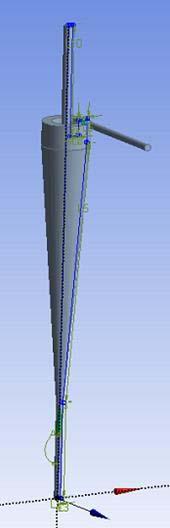 6. RESULTADOS E DISCUSSÃO 6.1. Geração da Geometria Base Inicialmente, para gerar a geometria foi feito um esboço da vista lateral do hidrociclone e, a partir deste, a mesma foi gerada. A Figura 6.