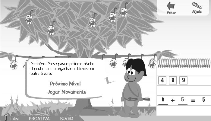 Este OA, para alunos da 2ª série do Ensino Fundamental, possui quatro atividades interdisciplinares, pois envolvem problemas matemáticos no contexto da preservação ambiental e animais em extinção,