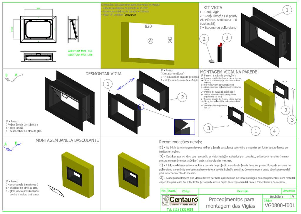 INSTRUÇÕES PARA INSTALAÇÃO