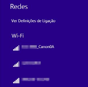 Para a palavra-passe, introduza a chave de encriptação apresentada no LCD da câmara.