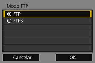 Configurar Definições de Ligação a um Servidor FTP Estas instruções são a continuação do Capítulo 6.