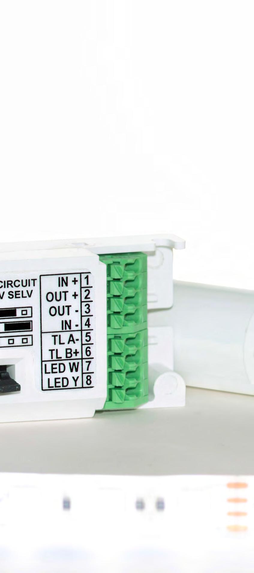 O Kit Conversor LED foi concebido para uso em luminárias de emergência em conjunto com módulos de LED e fontes