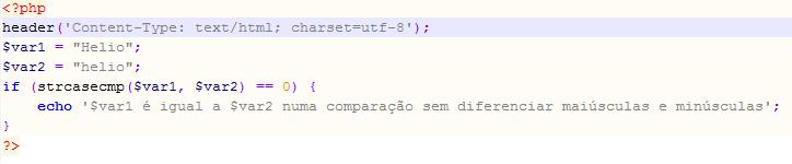 13 Strcasecmp Comparação de strings