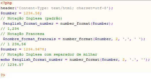 25 number_format Formata um