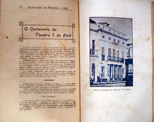 73 Figura 26 Páginas da seção Variedades e Propaganda, Almanaque de Pelotas, 1931; acervo da Bibliotheca Pública Pelotense.