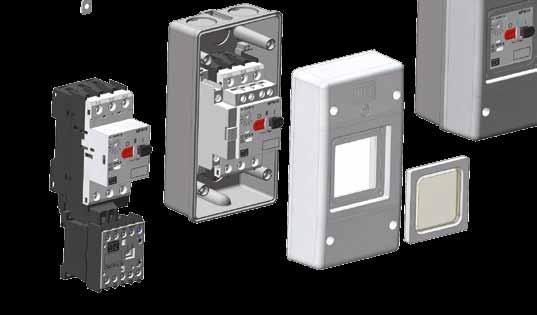 Conector trifásico FTBBS 3 - Barra de distribuição BBS 4 - Adaptador para