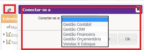 Lembrando que ao clicar em conectar-se apresenta somente os cubos que foi contratado.