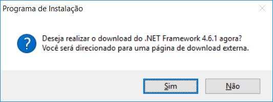 2. Os pré-requisitos necessários serão apresentados. Quando estiverem marcados significará que não foram atendidos ou detectados pelo setup e quando desmarcados que já foram atendidos. 3.