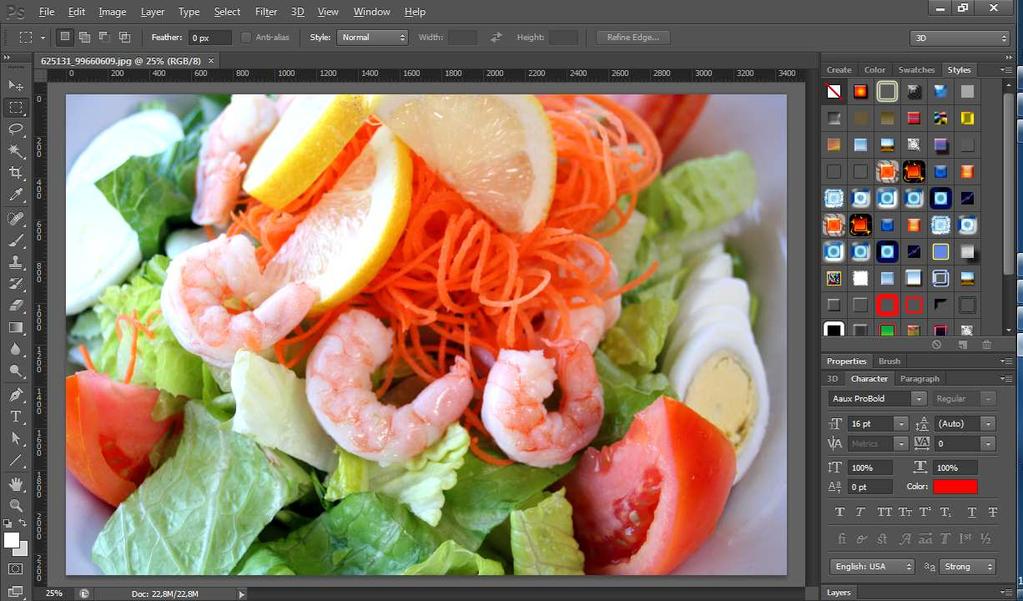 O Photoshop não é apenas uma aplicação de edição de imagens qualquer, é a mais avançada e mais abrangente aplicação de edição de imagem profissional.