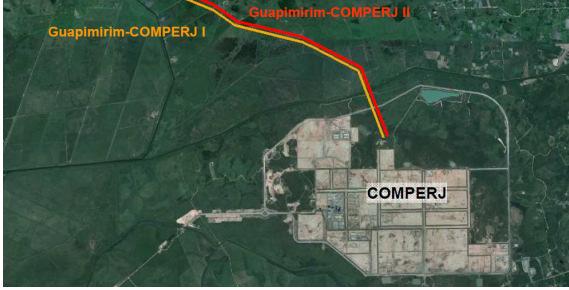 Primeira Licitação Transporte de Gás Gasoduto Itaboraí Guapimirim 1ª licitação no regime de concessão(lei nº 11.