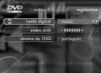 DVD-VIDEO/730/POR 05-07-1999 14:54 Pagina 105 REGULAÇÕES REGULAÇÕES No menu de configuração, poderá adaptar o seu leitor aos seus requisitos específicos.