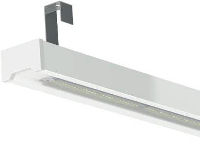 Luminária LED Linear Industrial Linha Boiçucanga Leve e Compacto nalógico 0-10V DPS