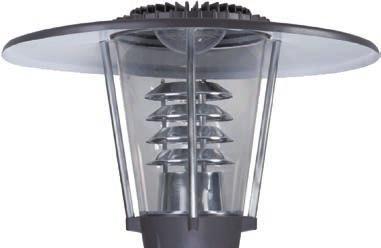 Luminária Urbana Ornamental LED Linha Itamambuca Mean Well Cree nalógico 0-10V DPS