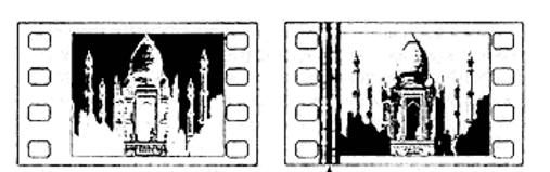 Formatos para Bitola de 65/70mm Janela 1:2,20 (1,912" x 0,870") Formato Standard Janela 1:2,35 (1,912" x 0,816") Formato anamórfico antigo (até década de 70) Janela 1:2,40 (1,912" x 0,797") Formato