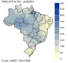 Distribuição das massas de ar que atuam no Brasil e sua relação com as chuvas mensais me me ce ce ct ct ce