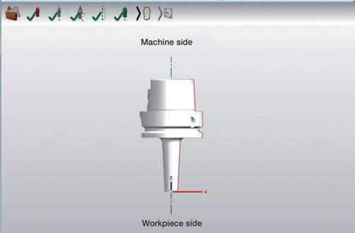 Dessa forma, os suportes de ferramentas e extensões para fresamento podem ser importados para o hypermill com os dados originais do fornecedor.