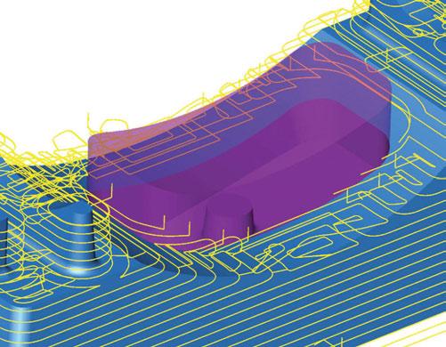 Desbaste de material residual 3D otimizado Três novas funções estão disponíveis nesse  Evitar