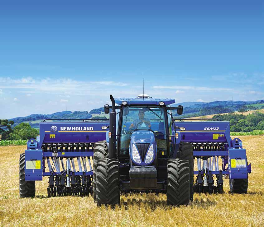 LÍDER EM ENERGIA LIMPA. Todos os motores New Holland foram projetados para funcionar 100% com biocombustíveis.