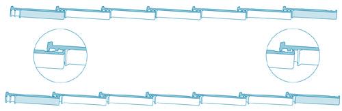 4. When used in mortar strip, should also be ensured a complete material consolidation (drying) before the tile application.