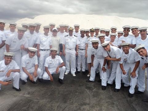 A Capelania Naval se fez presente com uma representação.