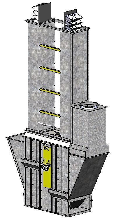 ELEVADOR DCJS HF / ABSTECIMENTO PÉ DO ELEVADOR Nos modelos de elevadores HF, deve ser levado em conta o abastecimento, que necessita de uma