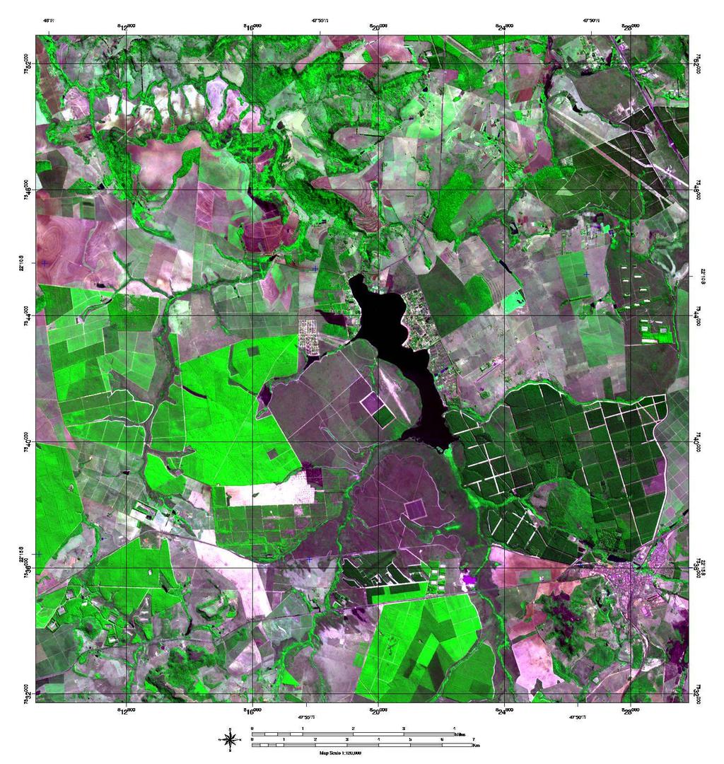 Figura 1 - Cartograma da Área de Estudo N Lat -22 0 6 5.20 S Long -48 0 0 14.84 W Município de Itirapina Lat -22 0 17 18.79 S Long -47 0 47 57.