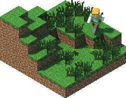 opções de mundo» para inserires a semente. BLOCOS A paisagem do Minecraft é composta por blocos gerados de forma natural, mas também podes criar os teus próprios blocos.