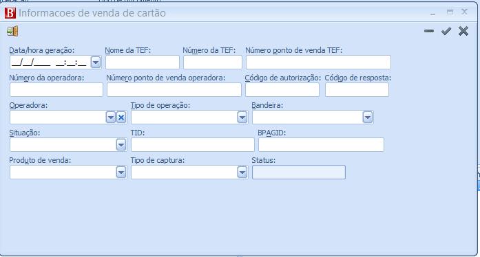 8 A tela não torna obrigatória a digitação, porém, ao