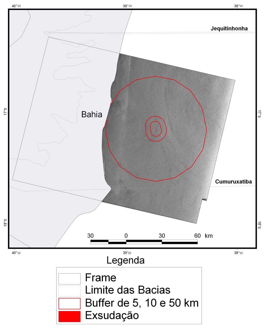 Figura 64 - Imagem RADARSAT-1 Wide 1 descendente, adquirida às 08:13 hs (GMT)