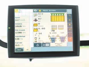 Além disso, a BigBaler é totalmente compatível com ISOBUS para uma integração perfeita do apoio de braço SideWinder II, de forma a garantir uma operação com apenas um monitor.