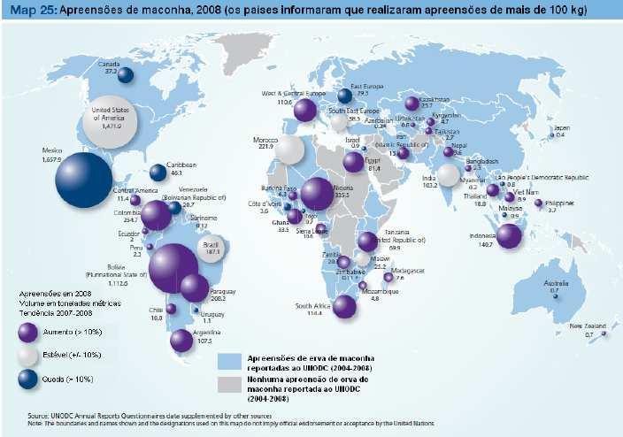 APREENSÕES DE MACONHA 2008