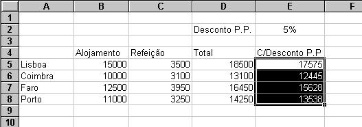 A colocação destes símbolos pode ser feita através da simples digitação ou pressionando a tecla F4. UTILIZAÇÃO DE FUNÇÕES Uma função de EXCEL são fórmula pré-concebidas com uma aplicação específica.