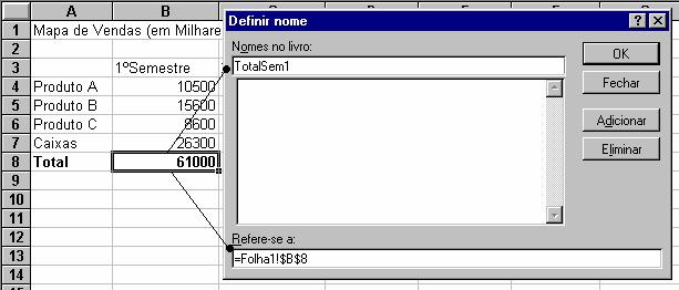 Para alterar a função a ser utilizada, execute um clique com a tecla do lado direito do rato sobre a barra de estado e seleccione a função que pretende para o cálculo automático.