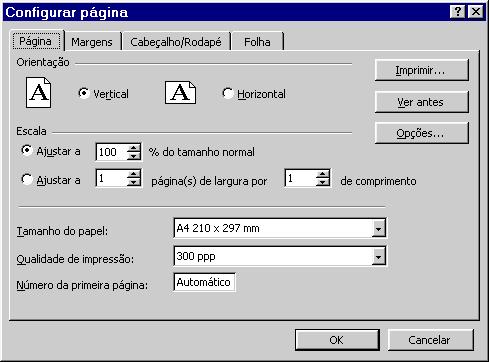 IMPRIMIR (PRINT) Para imprimir a folha de cálculo seleccionada execute os seguintes passos: 1. Abra o menu Ficheiro e clique em Imprimir (File/Print).