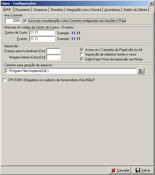 Para que possamos entender todo o processo, acesse o Sipro, para verificar como ficou o registro inscrito em restos a pagar.