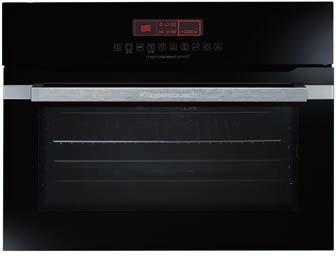 44) - 90 programas de cozinhado automáticos - Aquecimento rápido - Interior esmaltado de fácil limpeza - Porta com 4 vidros - Ventilação tangencial - 20 programas de memória - Saída de micro-ondas de