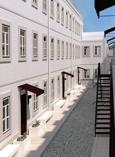 vila Localizado próximo do histórico e típico Bairro da Graça, o empreendimento Vila Rosário é uma total reabilitação de uma tradicional vila operária lisboeta.