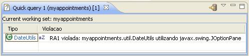 SCQL.QL Prática Resultado Figura: Exibição de uma violação