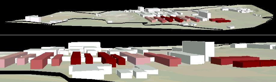 Figura 10 Modelo VRML Variando em Saturação Os três modelos gerados usam a fonte luz default da VRML, acompanhando sempre o ponto de vista do usuário, podendo-se perceber a