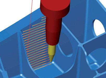 Desbaste HPC O pacote de desempenho hypermill MAXX Machining abrange três módulos separados