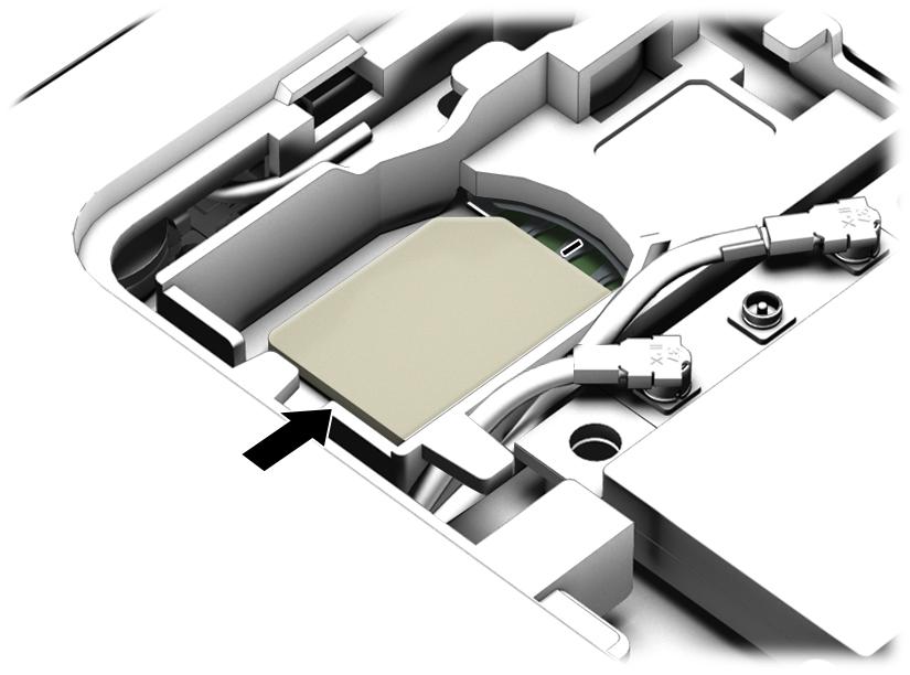 Inserção de um cartão SIM (somente em determinados produtos) CUIDADO: Para evitar danos aos conectores, use mínima força ao inserir um cartão SIM. Para inserir um cartão SIM, siga estas etapas: 1.