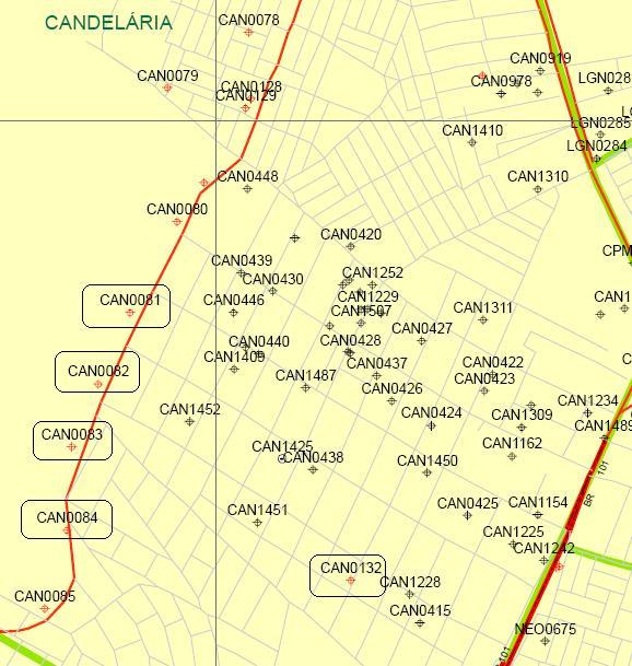 2 - METODOLOGIA Foram avaliados 5 poços que integram o sistema de captação de água subterrânea da Companhia de Água e Esgotos do Rio Grande do Norte (CAERN) e neste trabalho foram nomeados de acordo